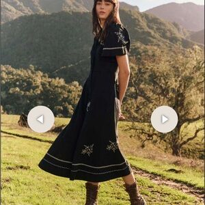 NWT The Great black cotton dress